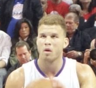 Blake Griffin on the court in a Clippers uniform